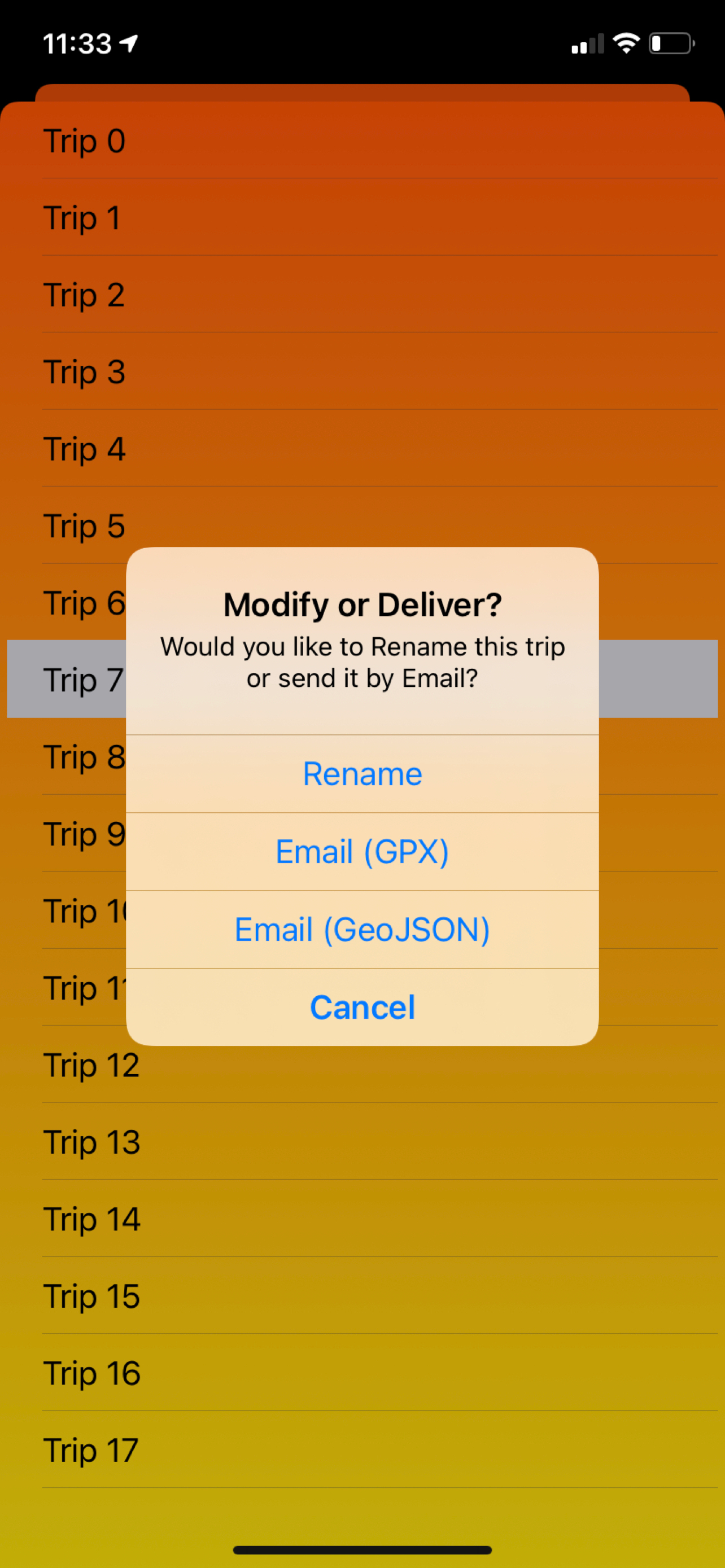GPX Builder screenshot