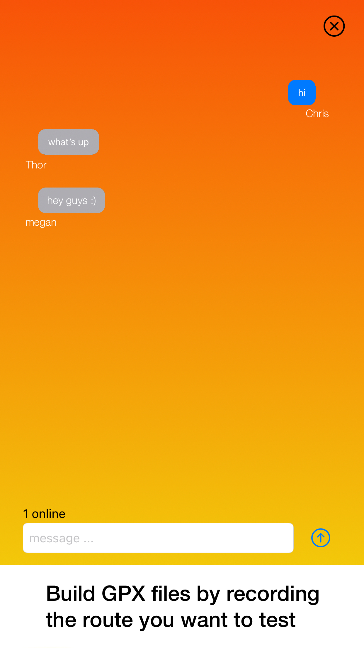 GPX Builder screenshot