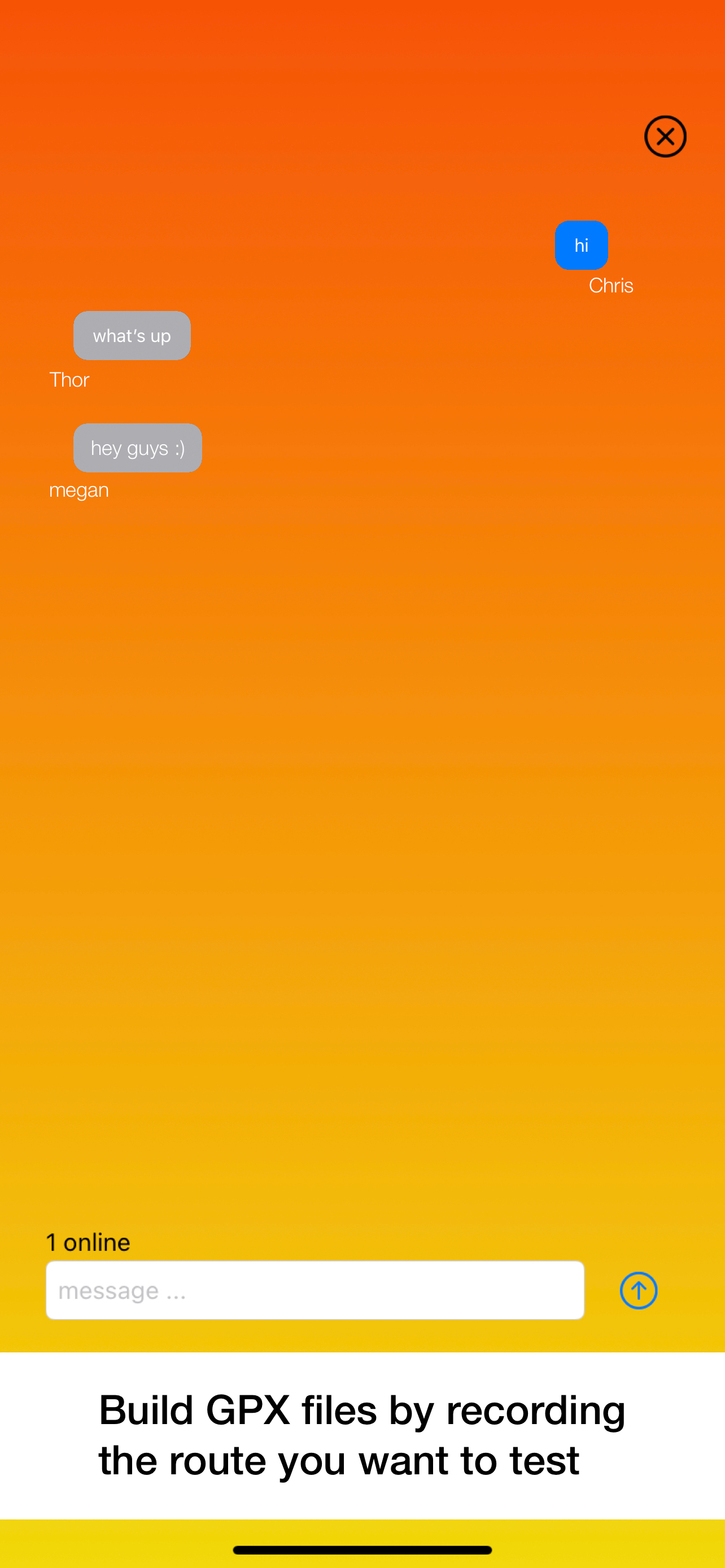 GPX Builder screenshot