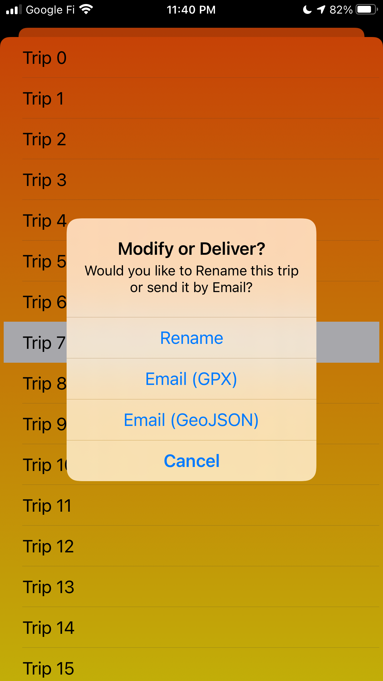 GPX Builder screenshot